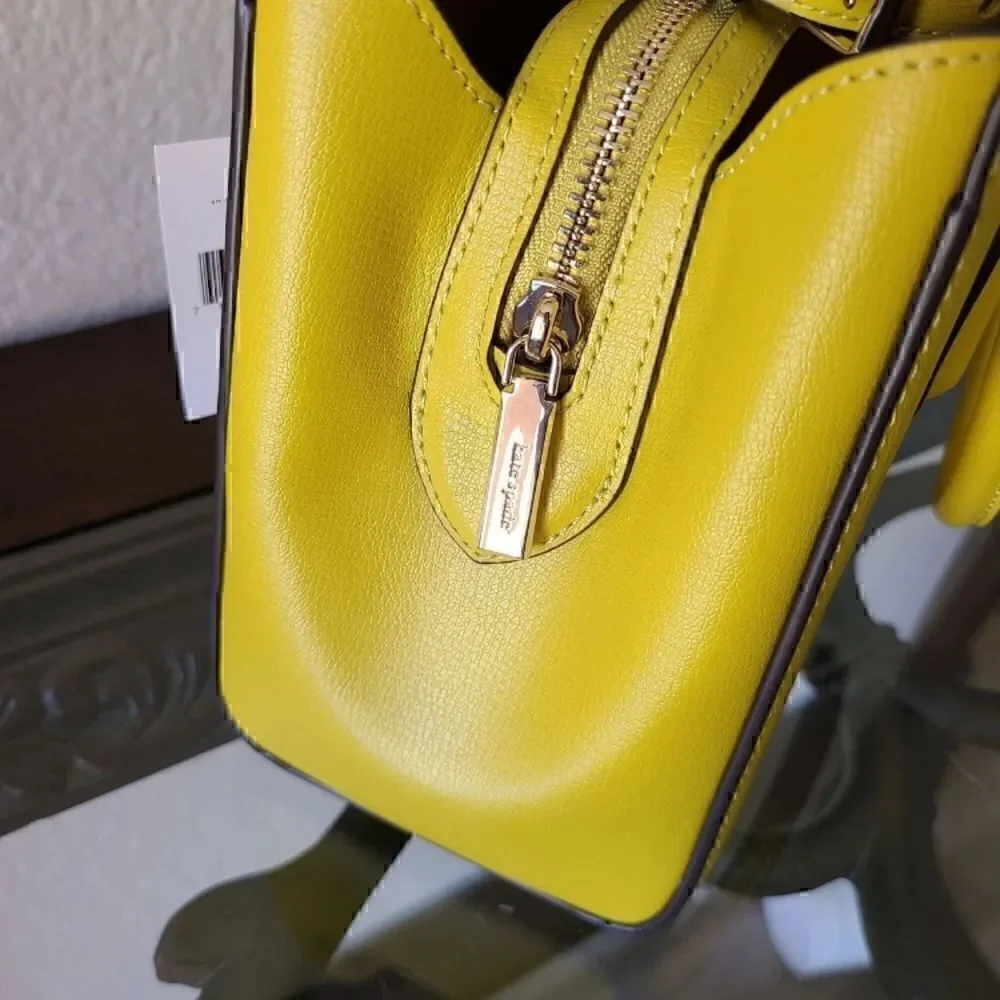 KATE SPADE TIPPY SMALL LEATHER SATCHEL BAG NWT